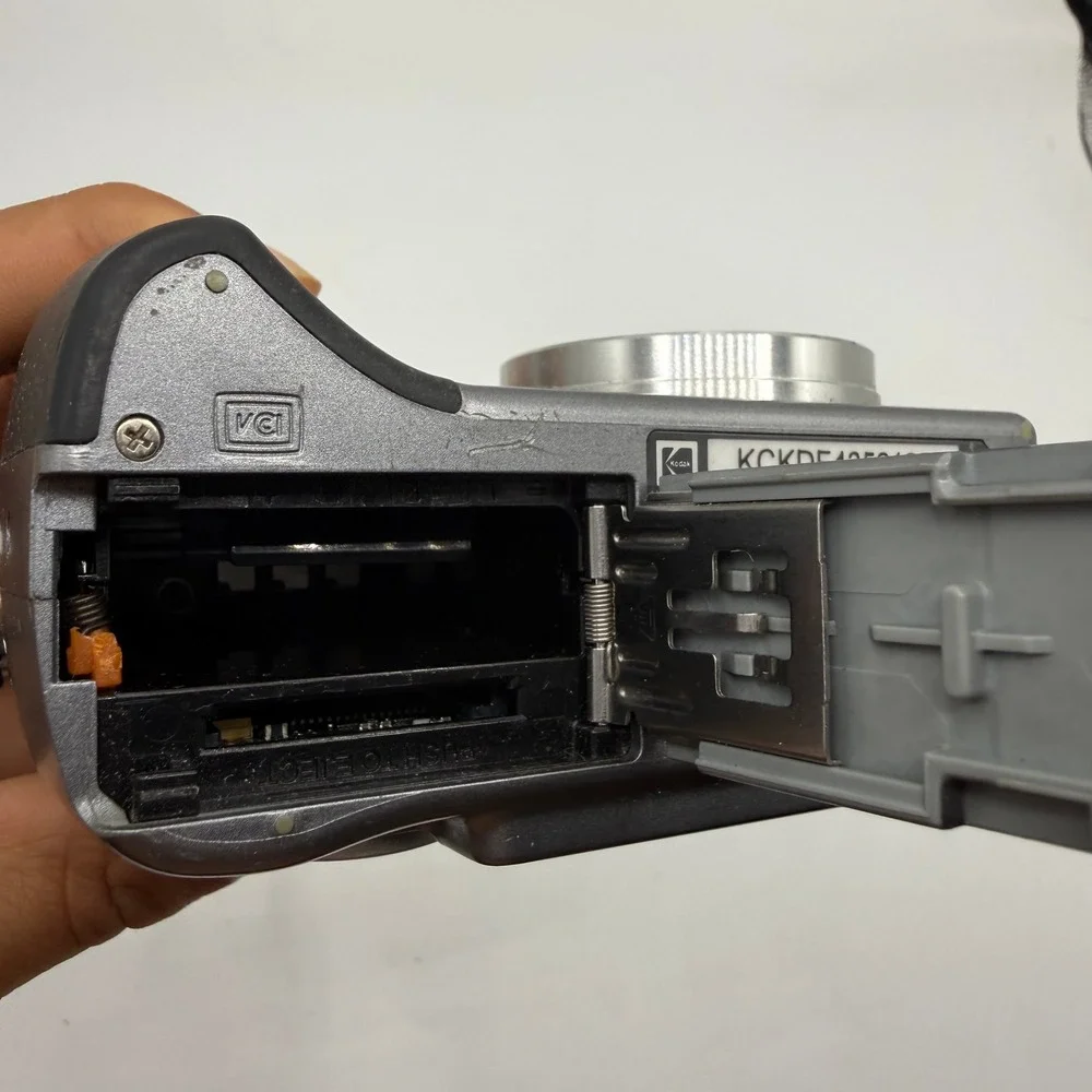 Kodak EasyShare DX7440 Digital Camera & Printer Dock Silver Untested For Parts